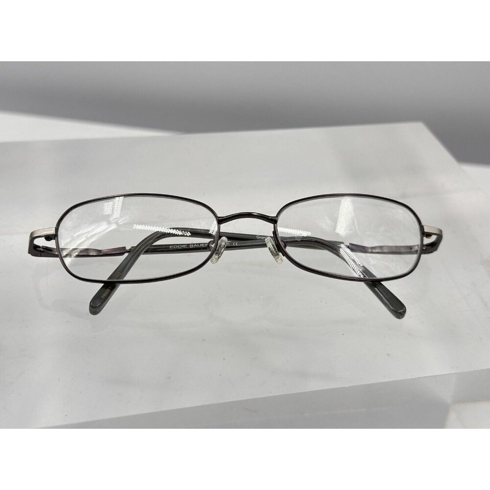 Eddie Bauer Arlington Granite Eyeglasses Frame Silver/gray 51-18–135 (LE-1) - Picture 1 of 11